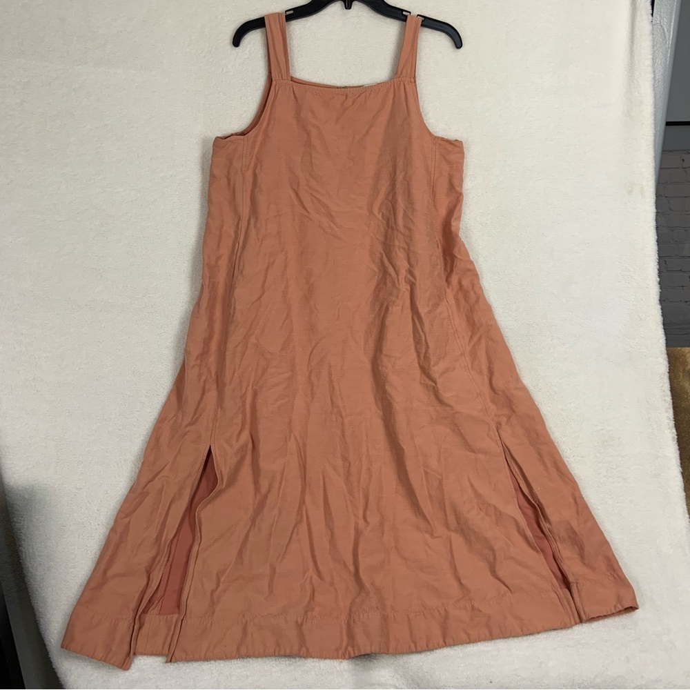 Madewell Women’s Apron Dress Midi A-Line Sleeveless Peasant Tent Size 14